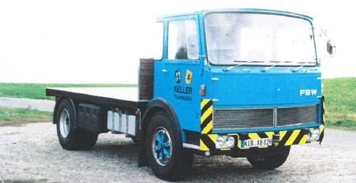 1975 Very nice swiss FBW 50U-CU4A Diesel Truck RHD In vendita