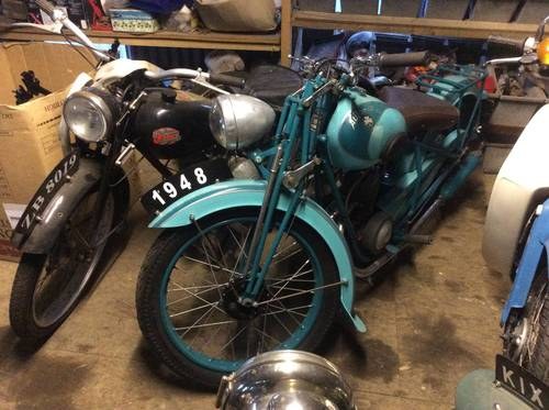 1948 For sale rare little French Automoto motorcycle For Sale
