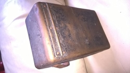 old brass box In vendita