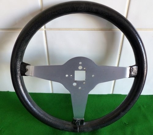 1960 STEERING WHEEL 13''  ALLOY FLAT, COMPETITION CAR? For Sale