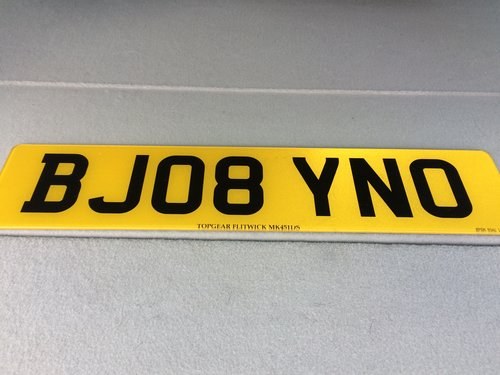 Rude Number Plate  “B J0B Y NO” In vendita