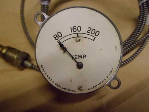 1930 Classic Car Vintage Temperature Gauge VENDUTO