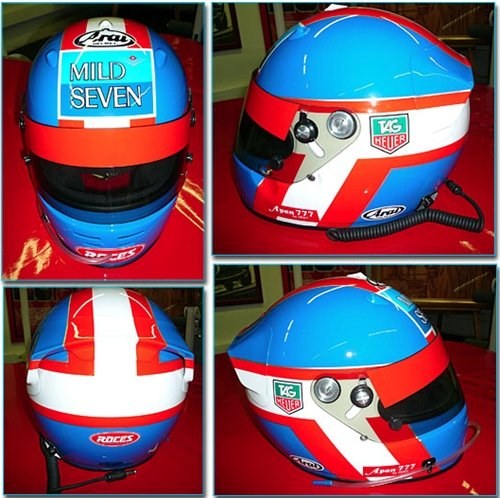 1997 Ukyo Katayama race used helmet For Sale