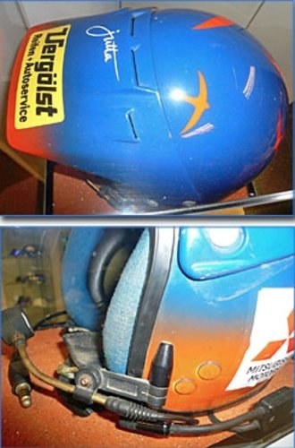 2000  Jutta Klienschmidt rally Paris Dakar helmet In vendita
