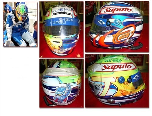 2003 Alex Tagliani Helmet In vendita