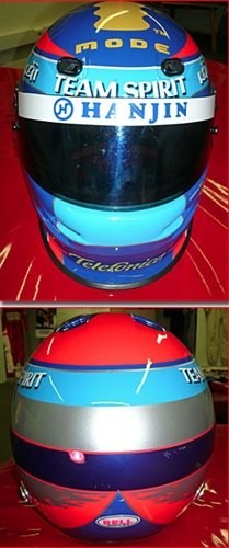 2004 Franck Montagny race Helmet In vendita