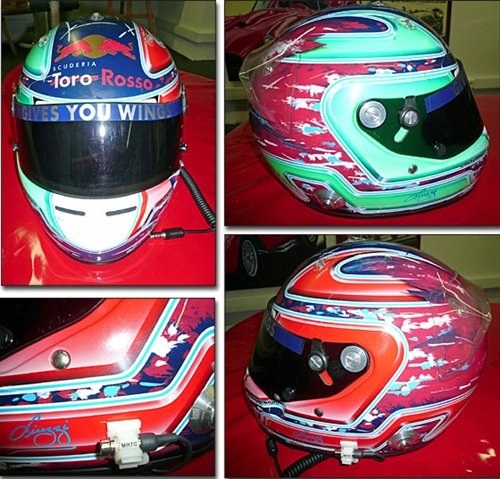 2006 Vitantonio Liuzzi raced helmet For Sale