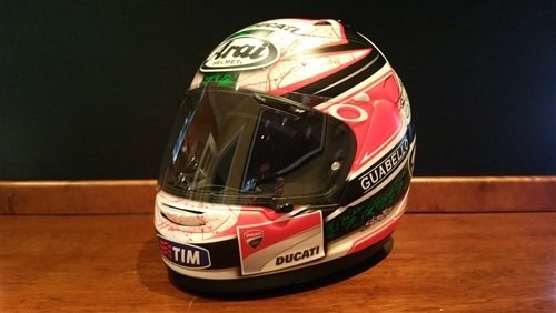 2012 Niki Hayden raced helmet In vendita