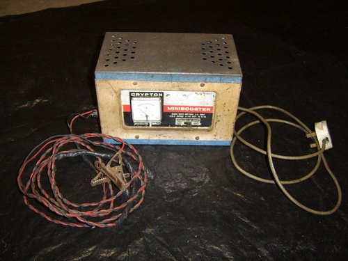 Vintage Crypton battery charger ( 6 / 12 volt ) For Sale