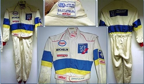 1993 Yannick Dalmas Le Mans racing suit (second) For Sale