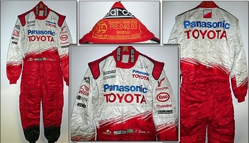 2003 Ricardo Zonta racing suit Team Honda For Sale