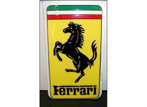 Ferrari dealer sign In vendita