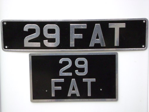 29 FAT Cherished Number Plate In vendita