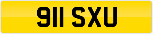 911 SXU - Porsche 911 Number Plate Kaufen Bei