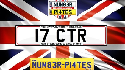 17 CTR - Dateless Private Number Plate