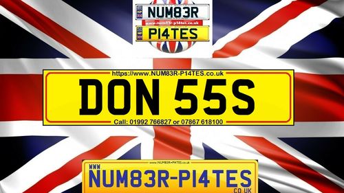 Picture of DON 55S - Private Number Plate - For Sale