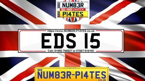 Picture of EDS 15 - Dateless Private Number Plate - For Sale