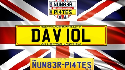 DAV 10L - Private Number Plate