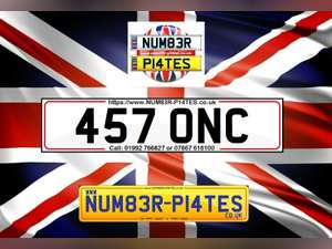457 ONC - Dateless Private Number Plate For Sale (picture 1 of 2)