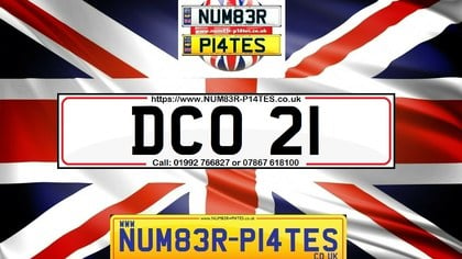 DCO 21 - DATELESS 3x2 Private Number Plate