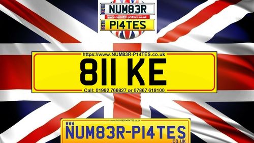 Picture of 811 KE - Dateless Private Number Plate - For Sale