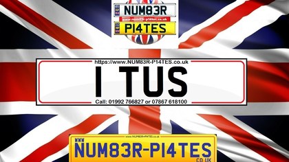 1 TUS - Short Dateless 1x3 Private Number Plate
