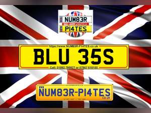 BLU 35S - Suffix 1977 Private Number Plate For Sale (picture 1 of 1)
