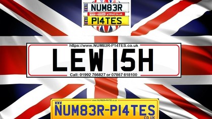 LEW 15H Private Number Plate LEWIS Name