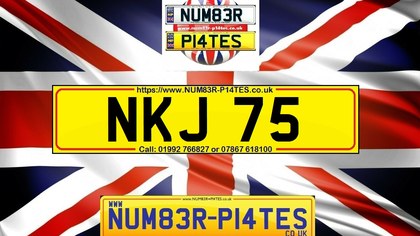 NKJ 75 - Dateless Private Number Plate