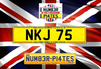 Picture of NKJ 75 - Dateless Private Number Plate