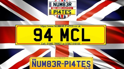 94 MCL - Dateless Private Number Plate