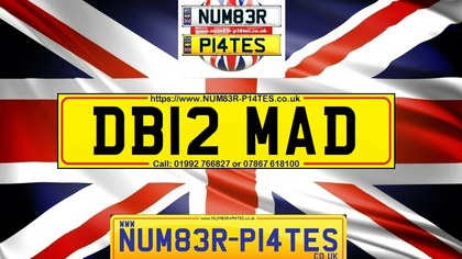 DB12 MAD - Aston Martin DB12 Private Plate
