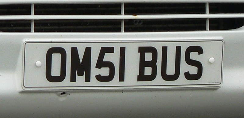 NUMBER PLATE NUMBER PLATE - 1