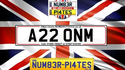 Private Number Plate for ARRON / AARON / AARRON