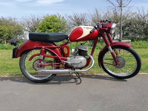 1954 Mival 125cc 2 stroke Italian motorbike VERKAUFT