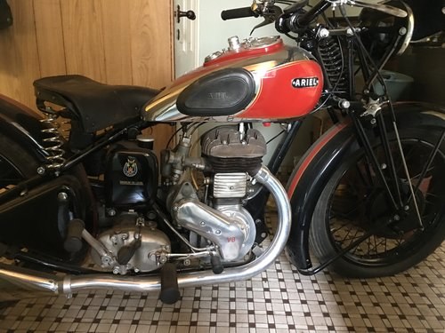 ARIEL 550 SV 1934 RESTORED WITH SPARE MATCH ENGINE For Sale