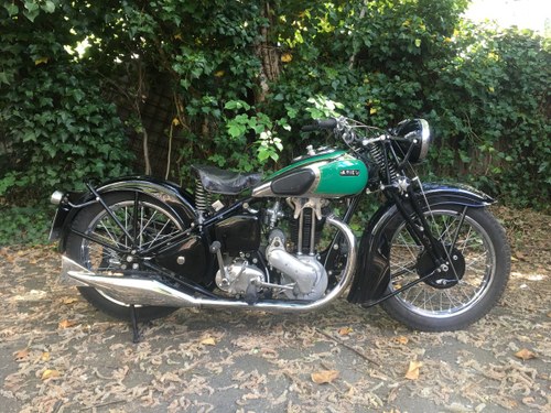 ARIEL VG DE LUXE 1937. 500cc MATCHING NUMBERS. For Sale