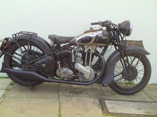 1937 ARIEL VG 500 DELUXE TWIN PORT SOLD