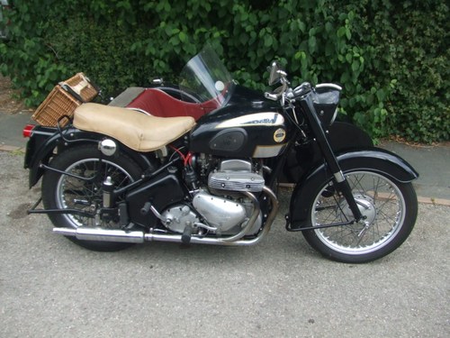 1959 Ariel Square 4 Mk2 and Watsonian Avon sidecar outfit. For Sale