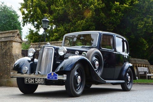 1938 Armstrong Siddeley 14hp Saloon For Sale by Auction