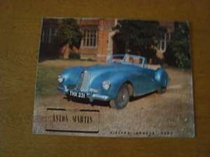Aston Martin 2 litre sports cars brochure For Sale (picture 1 of 3)