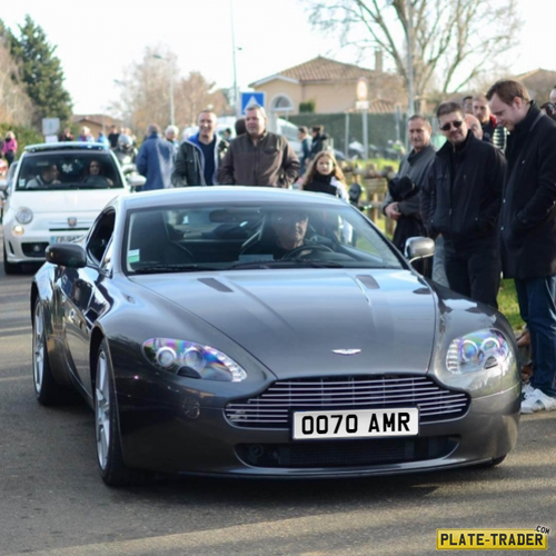 Iconic Aston Martin Registration Mark 0070 AMR In vendita