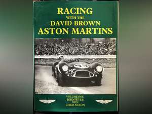 Aston Martin books x 2 - Racing With the David Brown Aston For Sale (picture 1 of 2)