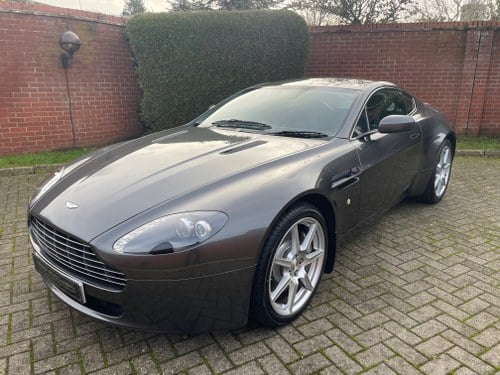 2008 ASTON MARTIN VANTAGE V8 Manual gearbox, low miles, 2008 SOLD