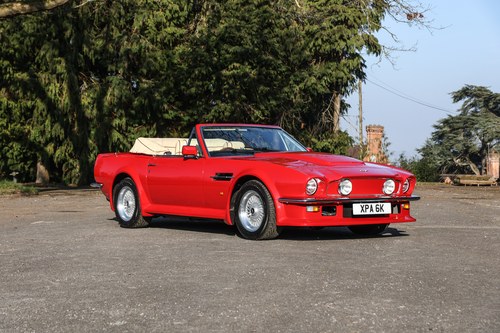 1988 ASTON-MARTIN V8 VANTAGE X-PACK - FOR AUCTION 11TH MARCH Vente aux enchères