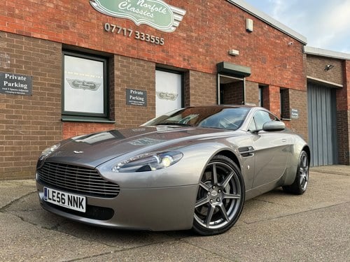 2007 Aston Martin V8 Vantage manual, grey with red leather SOLD