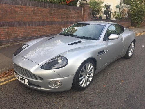 2004 Aston Martin Vanquish 13,000 miles For Sale by Auction