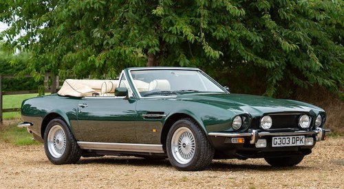 1990 ASTON MARTIN V8 VOLANTE CONVERTIBLE For Sale by Auction
