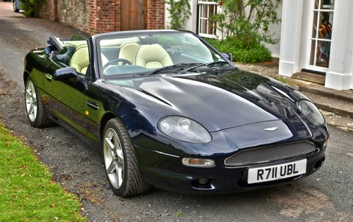 1997 ASTON MARTIN DB7 VOLANTE MANUAL. VERKAUFT