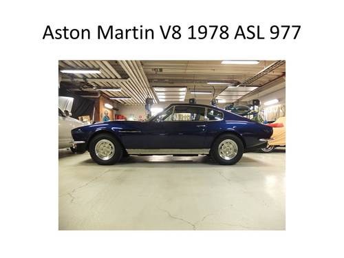1978 AM V8 SOLD